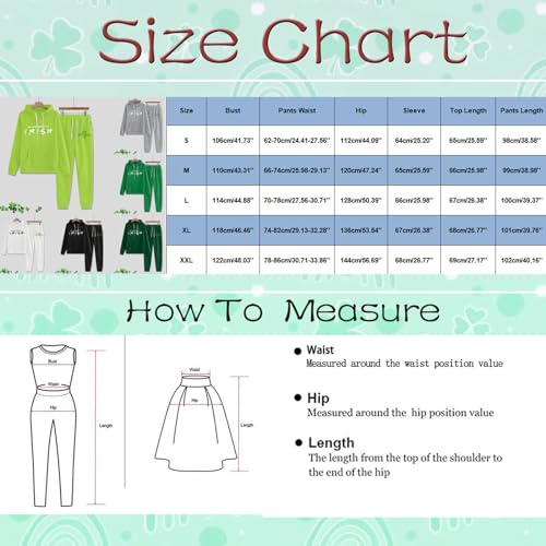 MKIUHNJ Ensemble sweat à capuche et pantalon Saint.P's Day pour femme - Barre de Pole Dance, Gris, M. – Image 4