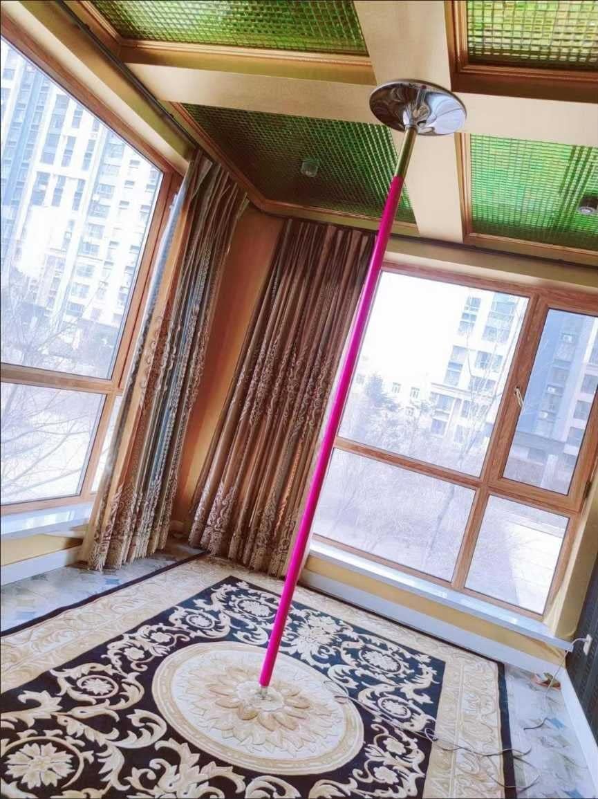 Kit Barre de Pole Dance Professionnelle pour la Maison, Poteau en Silicone, Hauteur Réglable 2,3 - 2,7m – Image 6