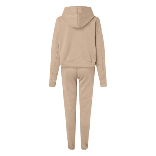Ensemble de Jogging Femme Coton Élastique à Capuche - Sweat et Pantalon Fitness Automne 2024, Imprimé Battement de Cœur. – Image 3