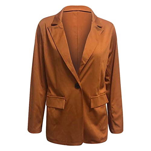 Ensemble Bureau Femme 2024 : Veste Formelle à Manches Longues et Pantalon Khaki (L) – Image 5