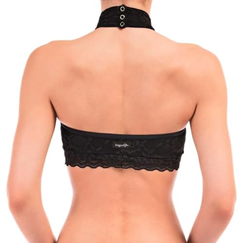 Soutien-gorge de sport Dragonfly Lisette Top Lace - Confortable, ultra-doux et parfait pour le pole dance (Noir, M) – Image 9