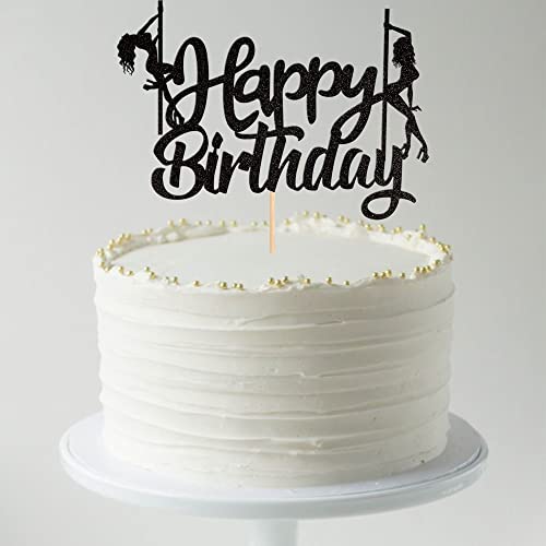 Décoration de gâteau paillettes pole dance - Anniversaire et enterrement de vie de jeune fille – Image 6