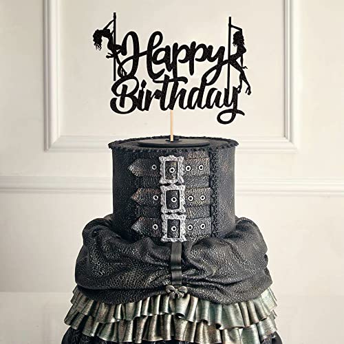 Décoration de gâteau paillettes pole dance - Anniversaire et enterrement de vie de jeune fille – Image 5