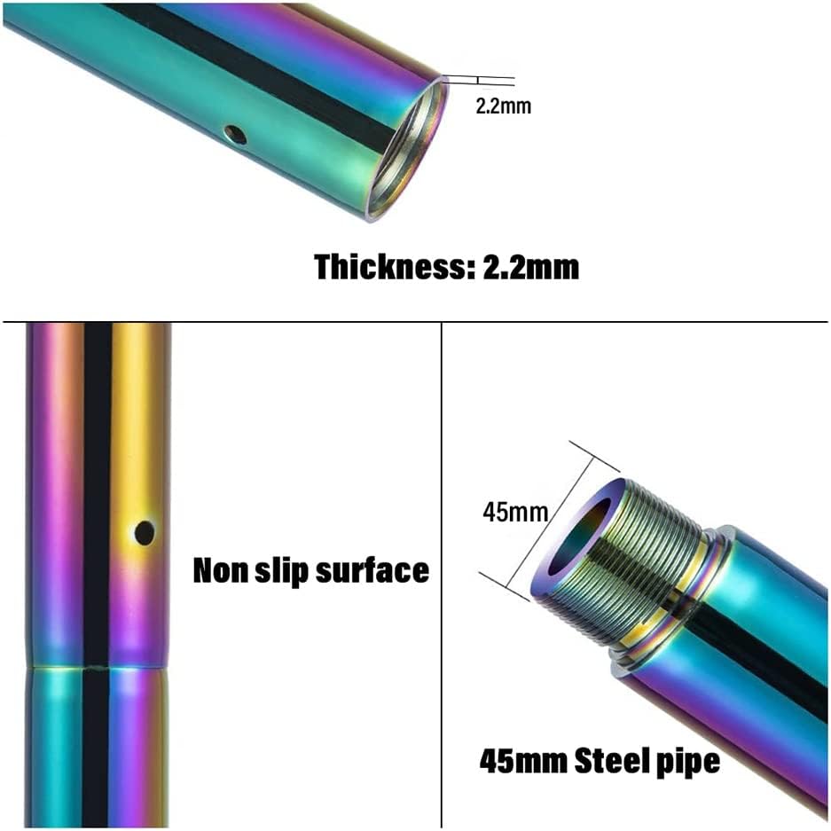 Barre de Pole Dance 45 mm Amovible Rotative pour Maison/Club/Gym – Image 5