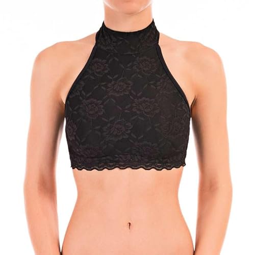 Soutien-gorge de sport Dragonfly Lisette Top Lace - Confortable, ultra-doux et parfait pour le pole dance (Noir, M) – Image 6