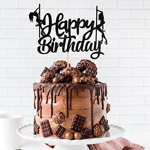 Décoration de gâteau paillettes pole dance - Anniversaire et enterrement de vie de jeune fille – Image 4