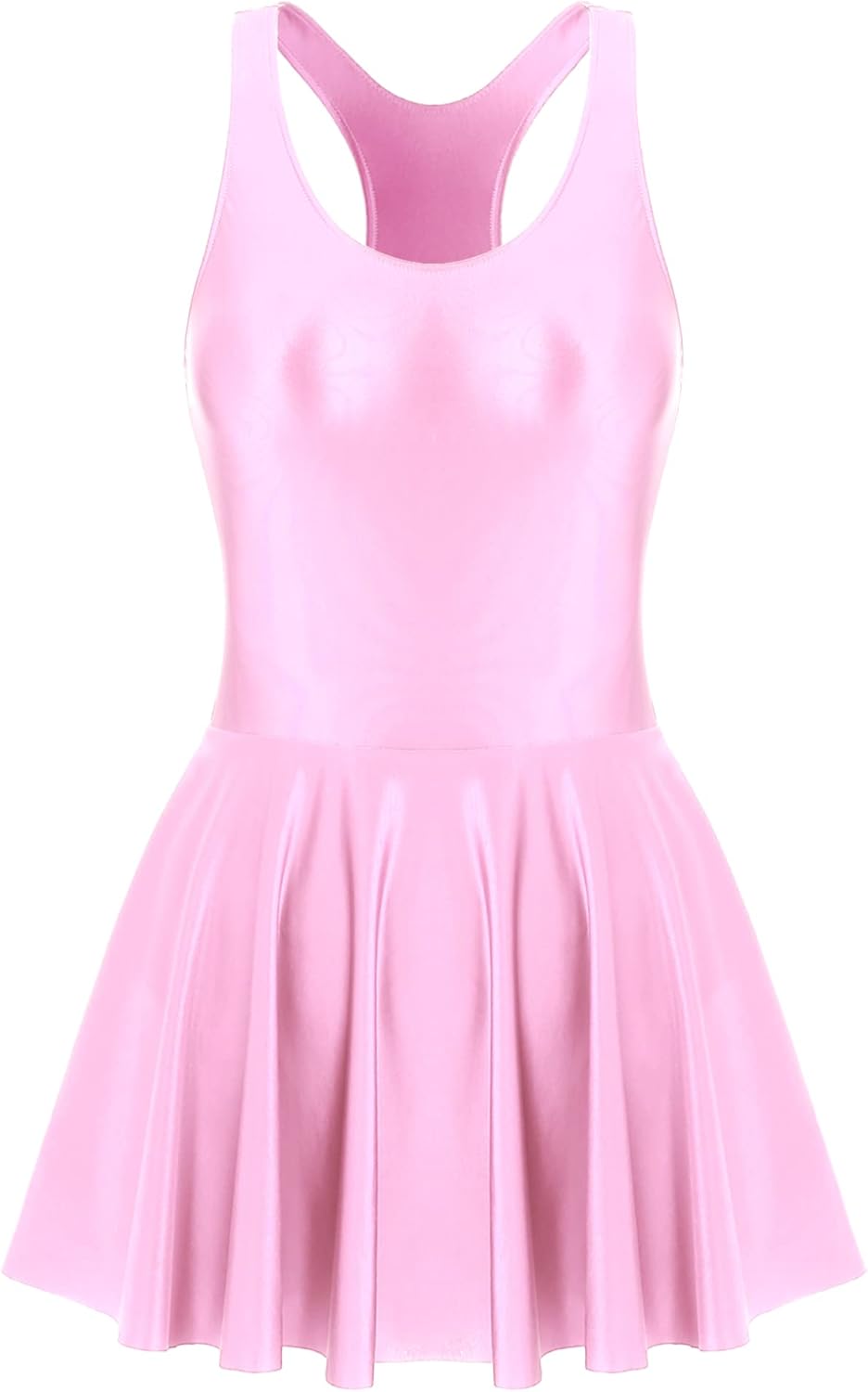 YiZYiF Robe Brillante de Pole Dance et Gymnastique S-L – Image 4