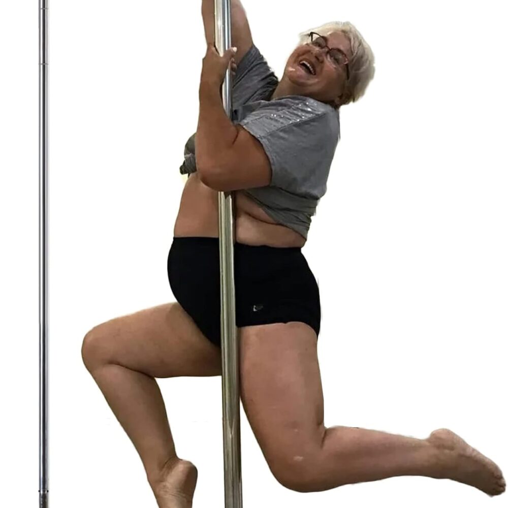 Kit Barre Pole Dance Portable et Robuste pour Maison/Club (Charge 200 kg, Grande Taille)