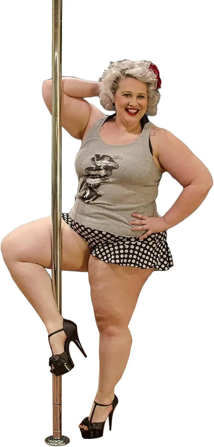 Kit Barre de Pole Dance Dorée 0,45m Rotatif et Statique – Strip-teaseur Pro Portable pour Maison/Gym