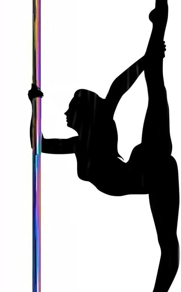 Kit Pole Dance Portable - Barre ajustable de 2.20m à 2.75m pour maison, club, fête et fitness