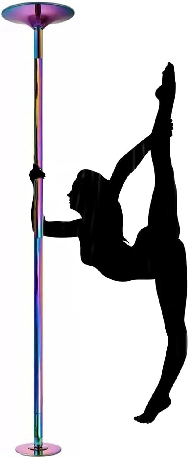 Kit Pole Dance Portable - Barre ajustable de 2.20m à 2.75m pour maison, club, fête et fitness