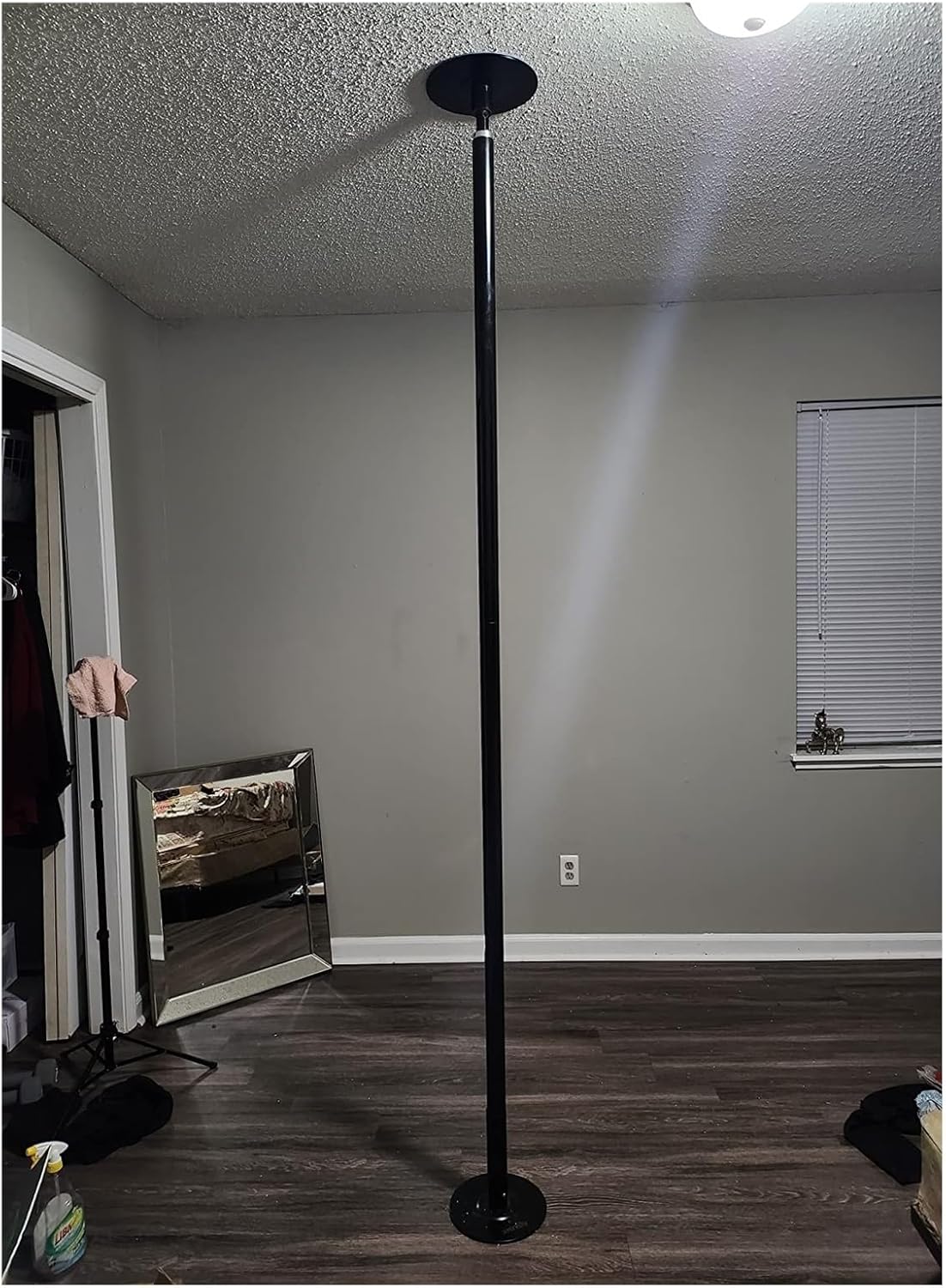 Kit de Pôle Dance Rotatif pour Plafond de 2,1 à 3,8 m, Extension pour Maison et Appartement