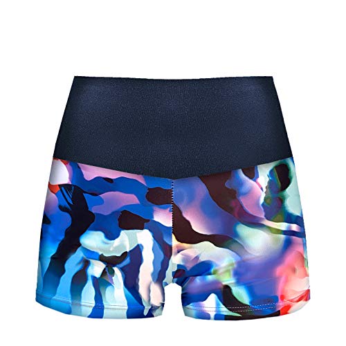 Leggings Yoga Taille Haute Zèbre Arc-en-Ciel Noir - 40