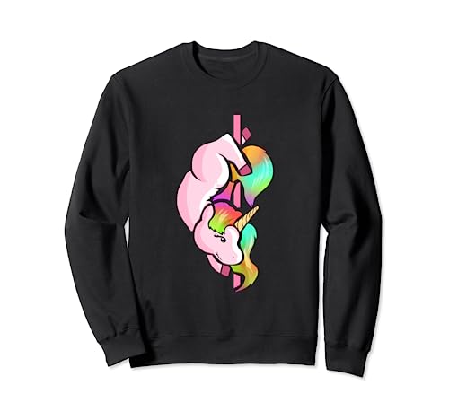 Licorne Pole Dance Fitness Sweatshirt - Cadeau Idéal