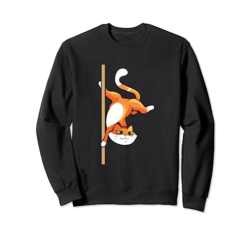 Sweatshirt Pole Dance - Chat Fitness Entraînement Cadeau