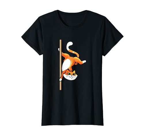 T-shirt Cadeau Pole Dance Chat Fitness