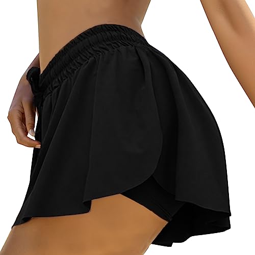 Tenue Pole Dance Femme Grande Taille - Short Fitness en Coton avec String Brazilian