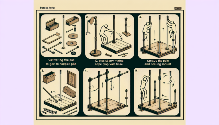 Comment fabriquer une barre de pole dance ?