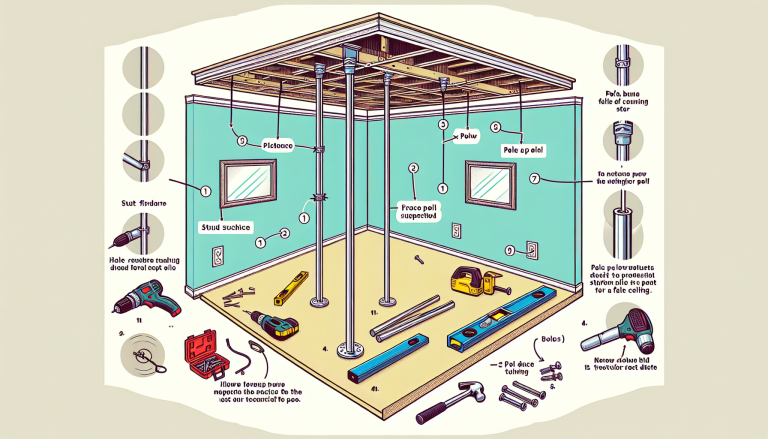 Comment installer une barre de pole dance sur un faux plafond ?