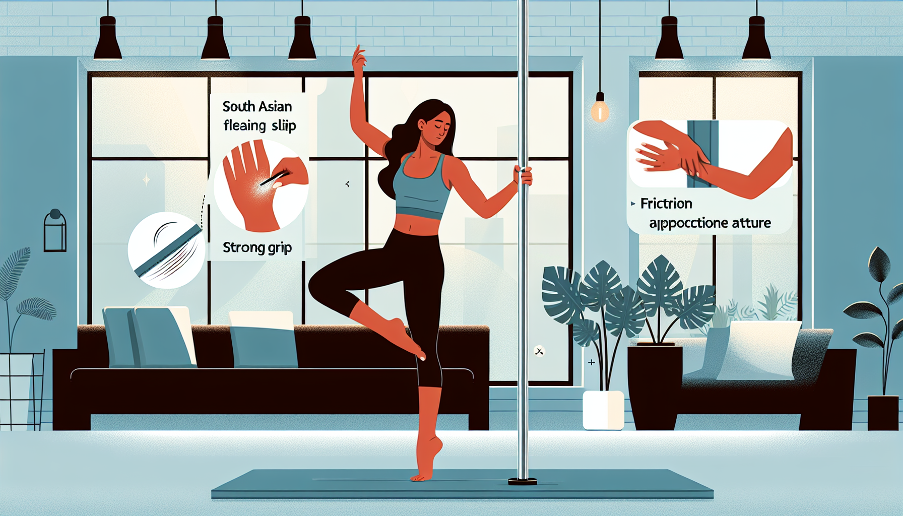 Comment ne pas glisser sur une barre de pole dance ? 1