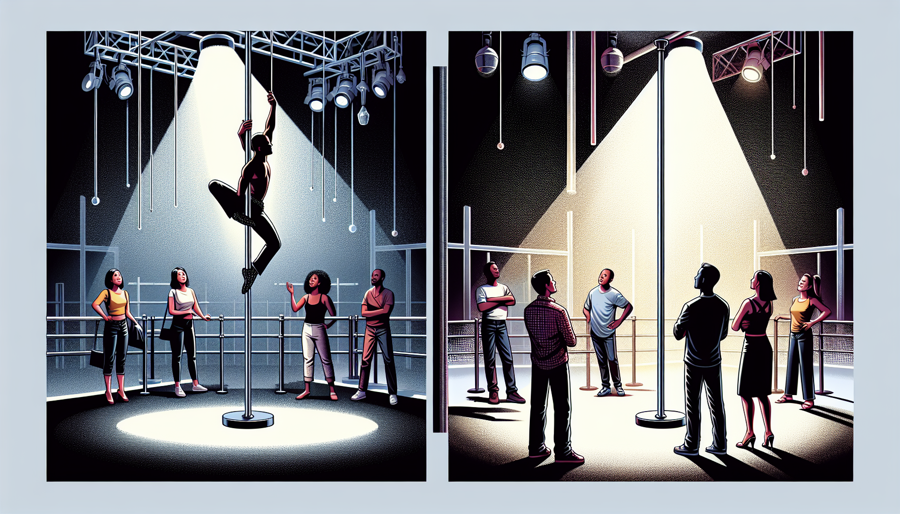 Pole dance barre statique ou barre spinning ? 1