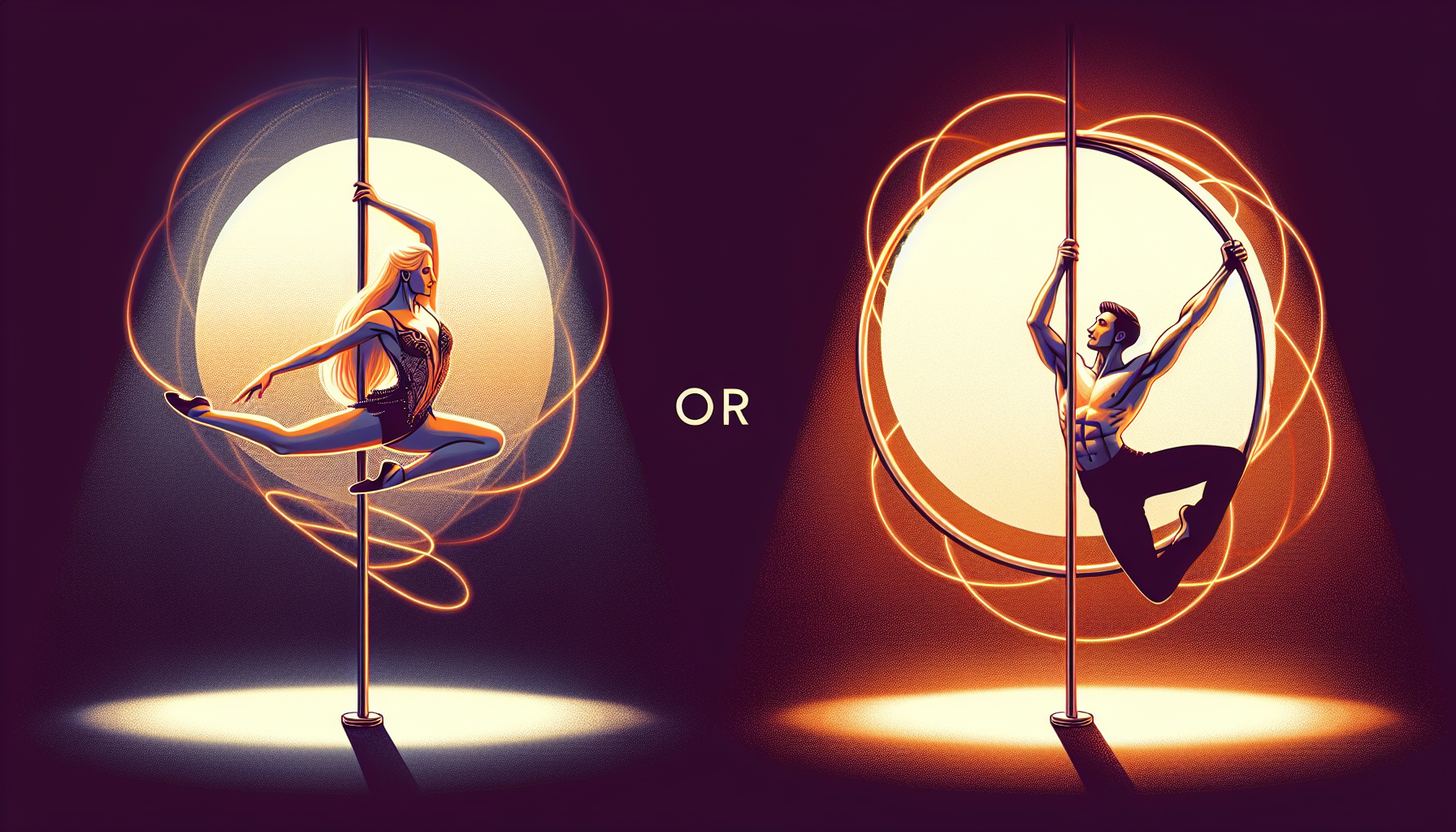 Pole dance vs Aerial hoop découvrez quelle discipline est faite pour vous 1