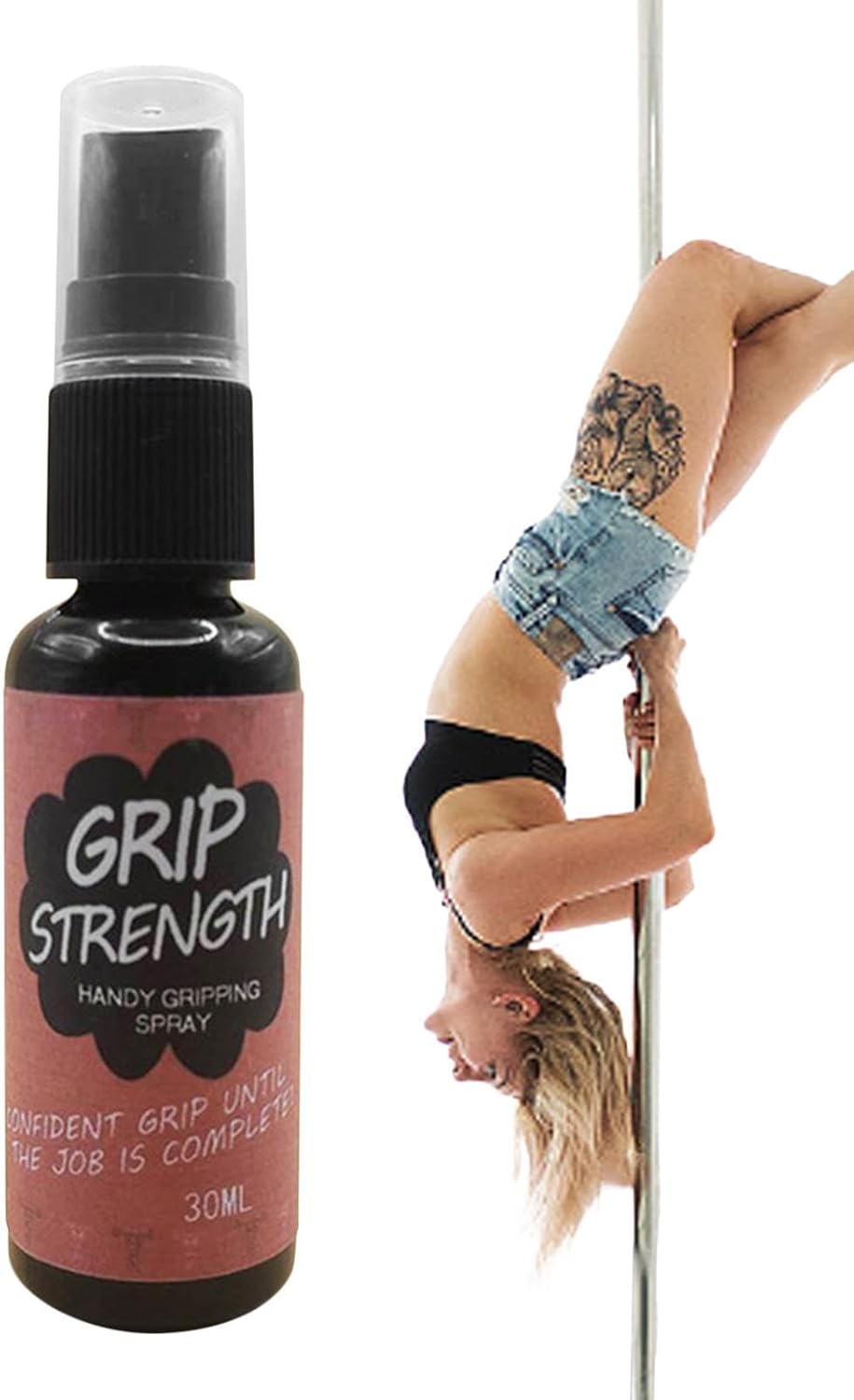 Spray Antidérapant pour Poignées - Amélioration pour Pole Dance et Sports