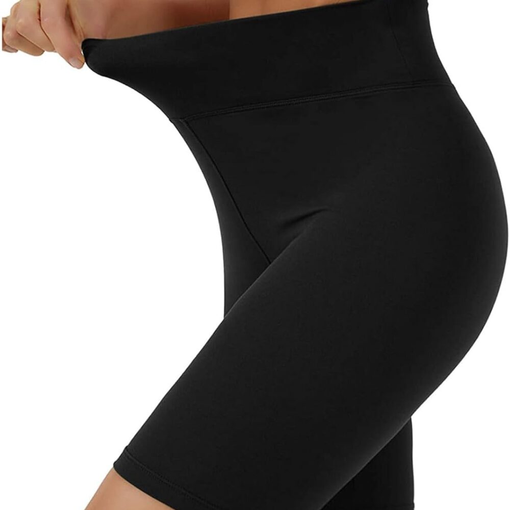 Leggings Court Femme Sportif Taille Haute Anti-Frottement - Idéal Course, Yoga & Fitness