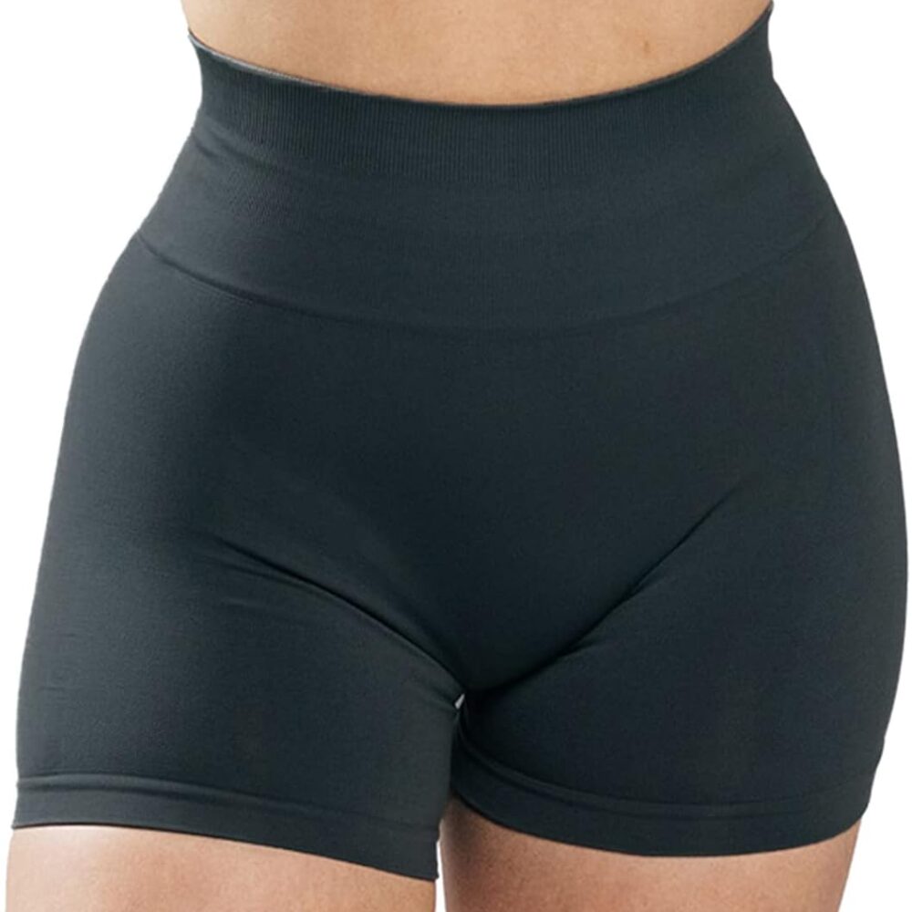 Short de Sport Femme Push-Up Anti-Cellulite - Legging Court Sans Couture